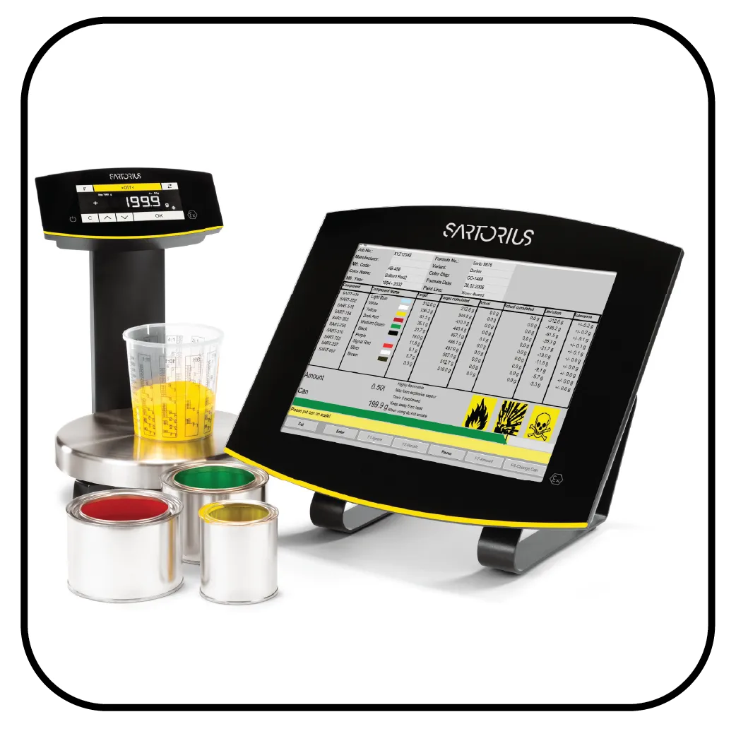 Paint Mixing Accessories - Sartorius Weighing